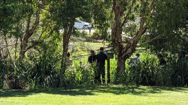 Police are investigating after a body was found at Chermside. Picture: David Clark.