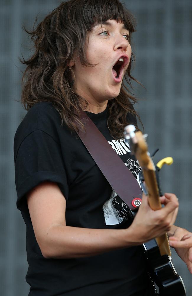 Courtney Barnett’s pre-Grammys prep has included touring as part of Laneway Festival. Picture: Getty Images