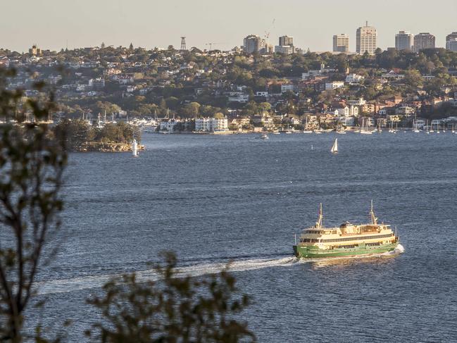 MOSMAN DAILY/AAP. View across Sydney Harbour from George's Head Lookout at Mosman on Tuesday, 24 September, 2019. Why I Love My Suburb. (AAP IMAGE / Troy Snook)