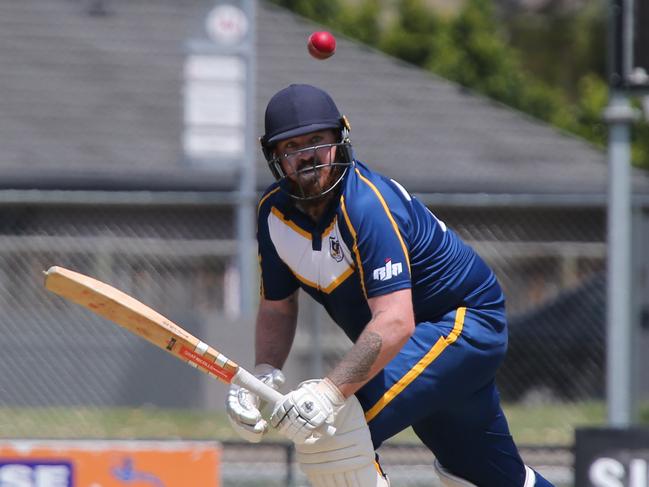 Martin bats against Surfers Paradise last season. Picture: Mike Batterham