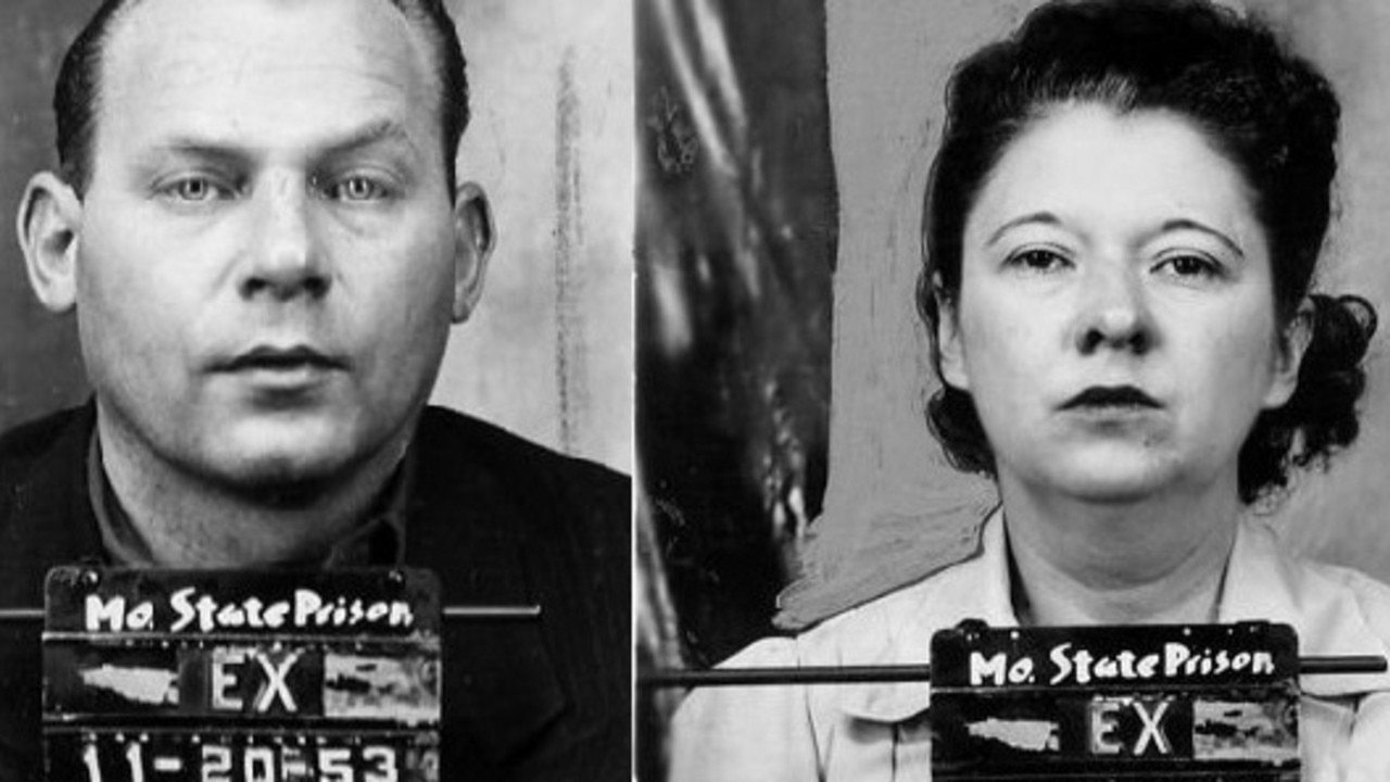 Gun moll and prostitute Bonnie Heady (right) was a gangster groupie, but found deadly purpose with Carl Hall (left) in the Bobby Greenlease murder.