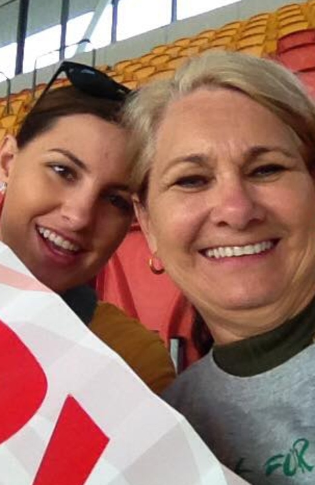 Judy McCrow and her daughter Constable Rachel McCrow. Picture Facebook