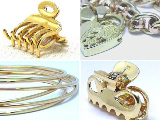 Examples of Ann Marie Smith's custom-made jewellery, which has gone missing from her home.