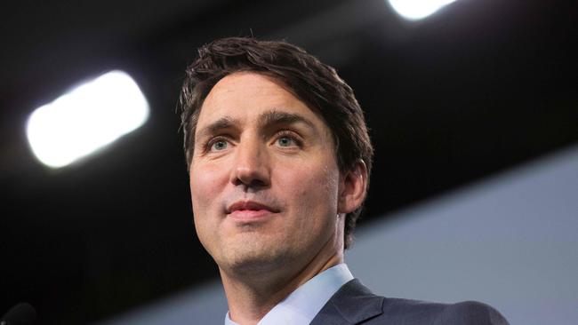 Canadian Prime Minister Justin Trudeau. Picture: AFP