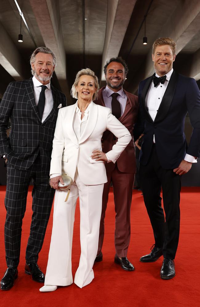 Barry Du Bois, Amanda Keller, Miguel Maestre and Chris Brown. Picture: Jonathan Ng