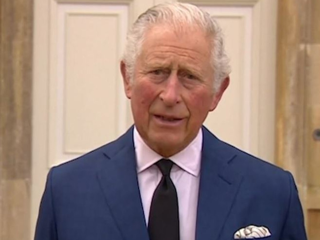 Prince Charles said his father would be “deeply touched” by the outpuring of grief around the globe. Picture: Twitter