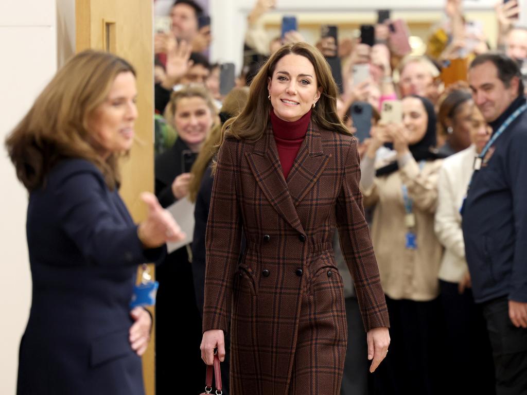 It was only on January 14 that we last saw Kate when she appeared at the hospital where she received cancer treatment. Picture: AFP