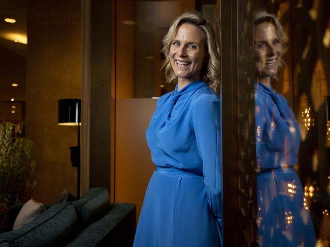 Thursday 25th May 2023. The Australian. The Australian Global Food Forum 2023 at Crown, Melbourne. Elke Pasco, CEO and Founder of LittleOak. Photograph by Arsineh Houspian.