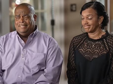 Toney and Brandy Roberts are the parents of Englyn who died by suicide after watching an Instagram video. Picture: CBS NEWS