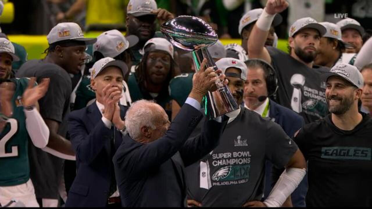 Philadelphia celebrate Super Bowl win!