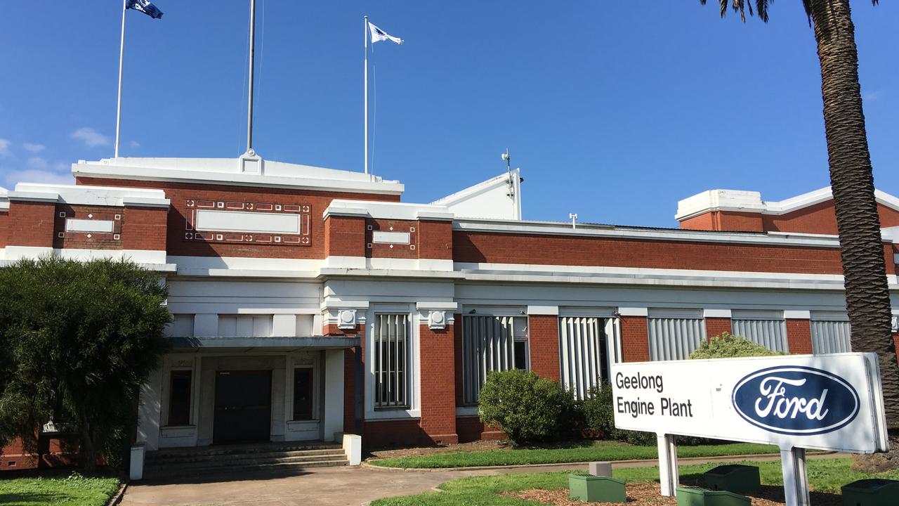 Ford Engine Factory in Geelong built its last engine on 26 September 2016. Now it’s a COVID vaccination hub. Picture: Joshua Dowling.