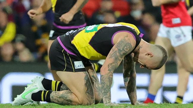 Martin has been admitted to Richmond’s casualty ward. (Photo by Russell Freeman/AFL Photos via Getty Images)