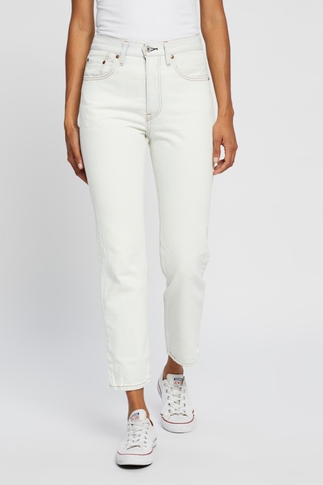 White stretch online jeans ladies