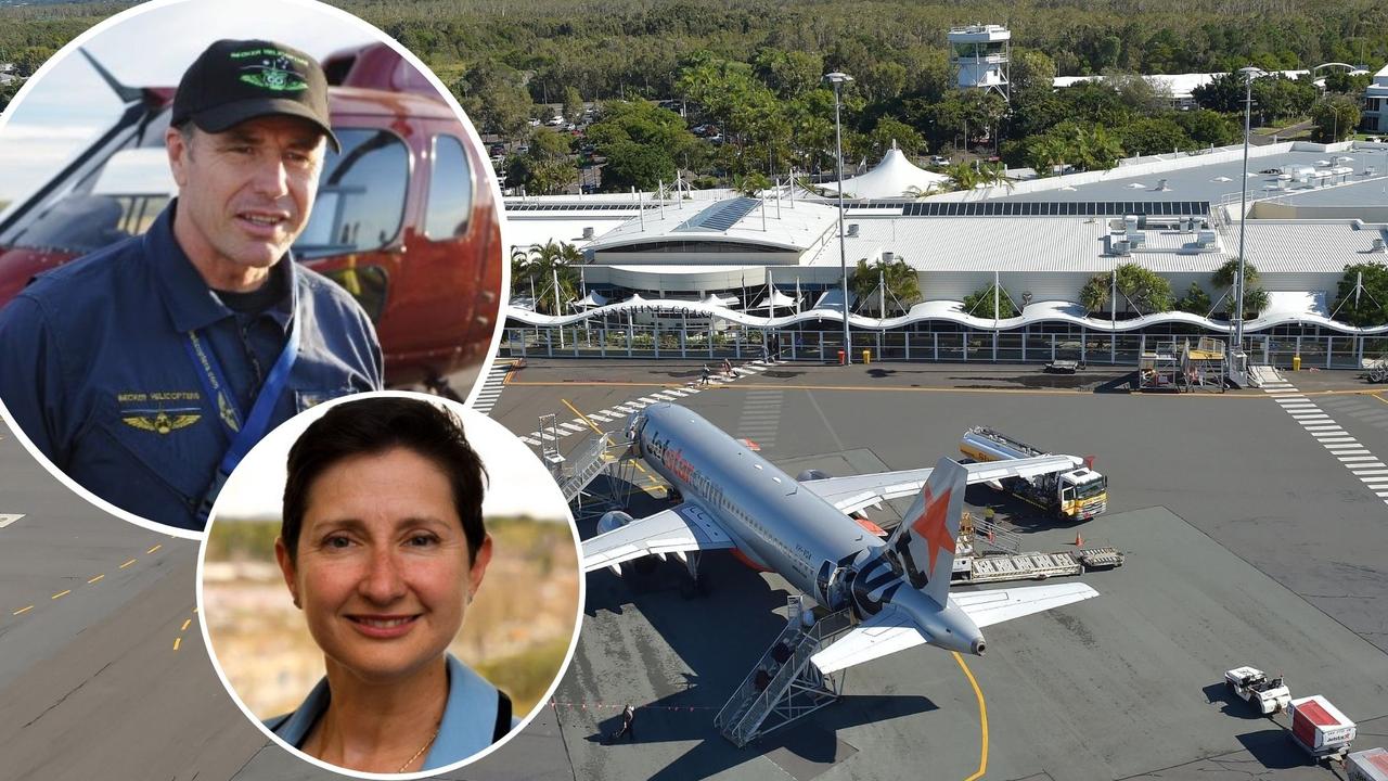 Becker Helicopters boss Mike Becker is among several operators frustrated with the approach of Sunshine Coast Council and its chief executive Emma Thomas, after numerous concerns were directed to Sunshine Coast Airport.