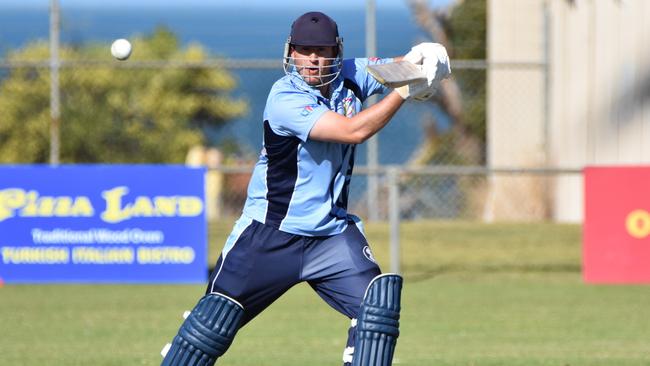 Sam Mitchell made 59 for Newtown &amp; Chilwell. Picture: Wes Cusworth.