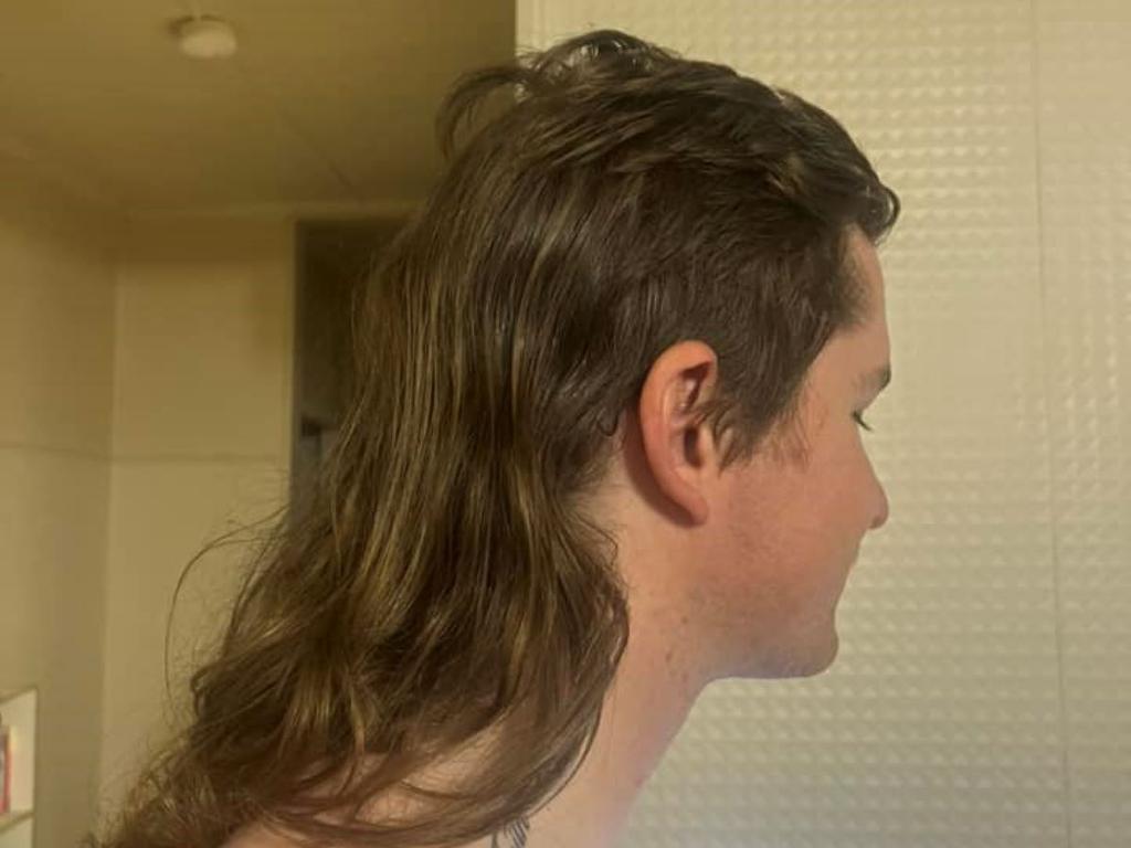 #2 runner up for the Southern Downs' best mullet competition Clancy Russell.