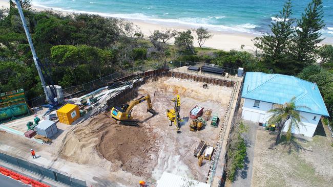 House development at Dicky Beach. Photo Patrick Woods / Sunshine Coast Daily.