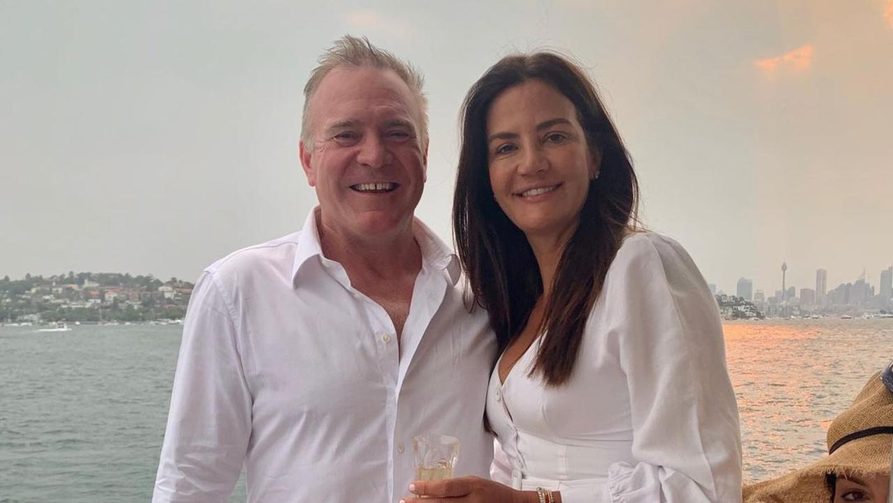 Krissy Marsh from Real Housewives of Sydney with husband John. Picture: Social media.