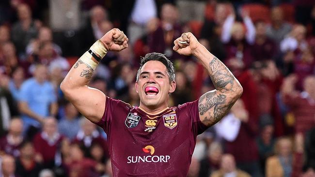 Maroons great Corey Parker has slammed the match review committee for what he says was a way too lenient ban for Haumole Olakau’atu. Picture: AAP Image/Dave Hunt