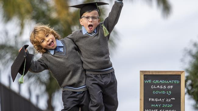 Kids in regional Victoria will return to school in Term 4 while students in metropolitan Melbourne will have to wait longer. Picture: Tim Carrafa
