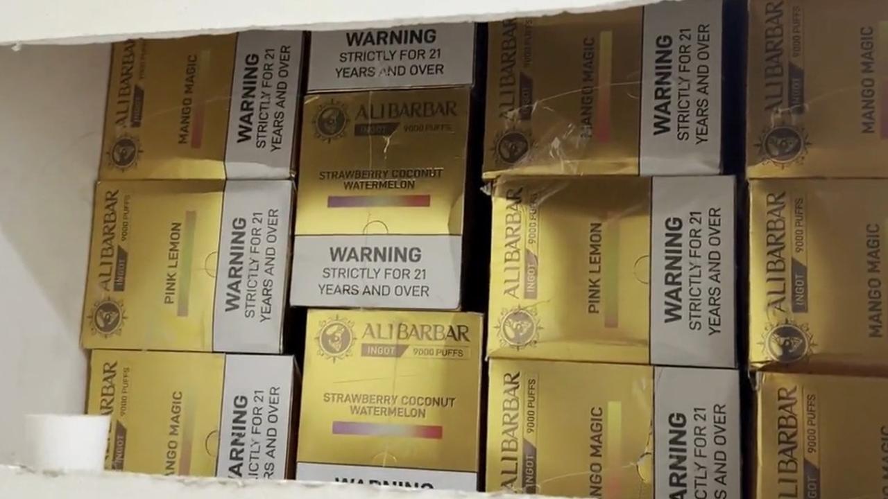 Illicit tobacco seized by authorities earlier this month. Picture: Supplied