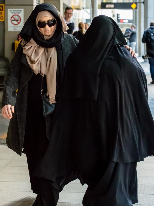 . Moutia Elzahed is the wife of a convicted Islamic State recruiter. Picture: Monique Harmer)