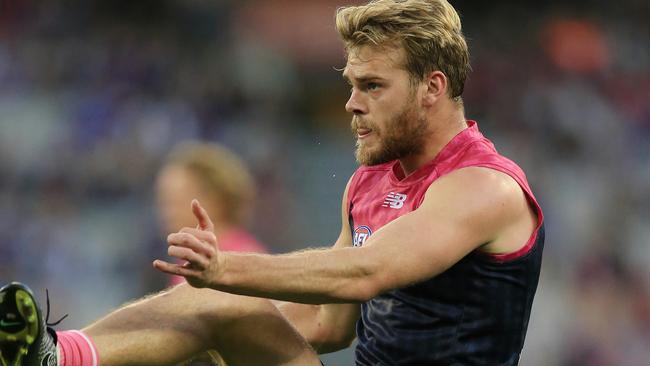 Jack Watts is set to sign a new deal with Melbourne. Picture: Wayne Ludbey