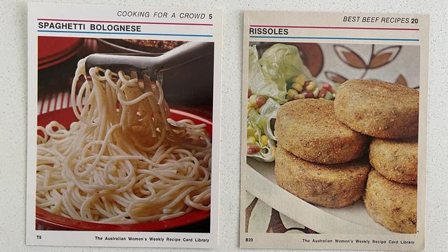 Australian Women’s Weekly recipe card library was a fixture of many 1970s kitchens