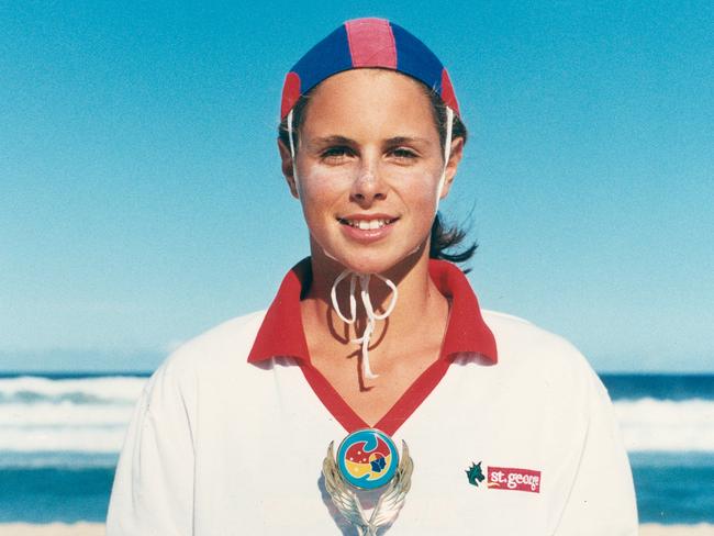 ** EXCLUSIVE CONTENT - DO NOT PUBLISH BEFORE SPEAKING TO JUSTIN LEES ** Candice Warner supplied images ahead of the release of her book 'Running Strong'.  New South Wales Ironwoman champion at age fourteen, and winner of the 1999 Maurice Singleton Trophy. © Stephen Chu