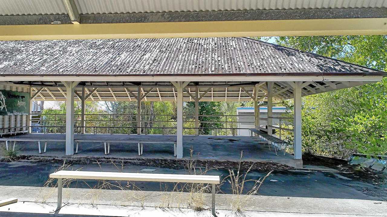 Ten years after the closure of Blackstone State School. The site has been extensively vandalised. Picture: Rob Williams