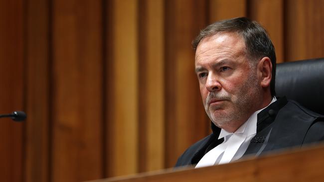 Supreme Court judge Gregory Geason has been arrested and charged with assault and emotional abuse on Friday. Picture: Sam Rosewarne.