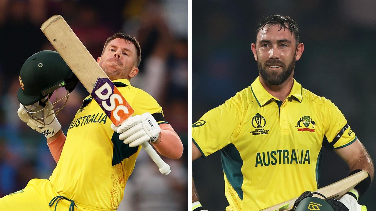 Warner and Maxwell got the job done. Photo: Getty Images