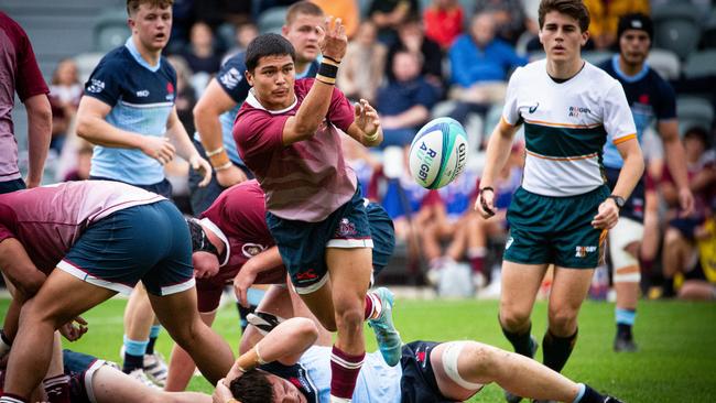 Queensland Reds under 18s v New South Wales under 18s. Picture courtesy of Tom Primmer/QRU.