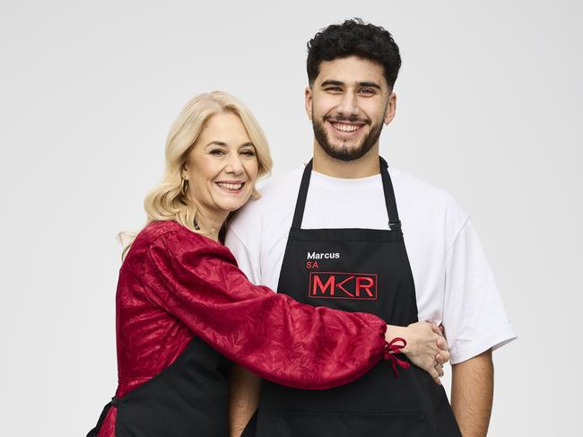 South Australia's new My Kitchen Rules contestants mother and son team Sonia and Marcus Costanzo. Pics: Supplied by Seven.