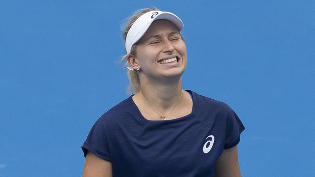 Daria Gavrilova had to wait for her win. (AAP Image/Craig Golding)