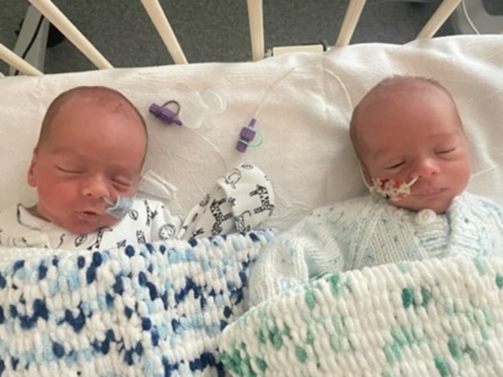Jacob and Jaxon were born on July 5. Picture: University Hospitals of North Midlands