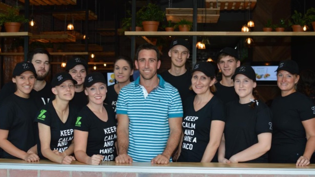 Shaun McCarthy is a former Burdekin and representative rugby union star who has played a big role in establishing the Zambrero restaurant franchise in Queensland. Picture: Supplied