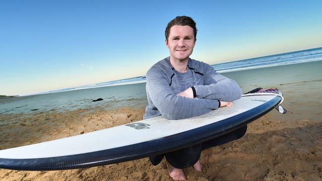 Patrick Dangerfield moved back to Moggs Creek from Adelaide. Picture: Nigel Hallett