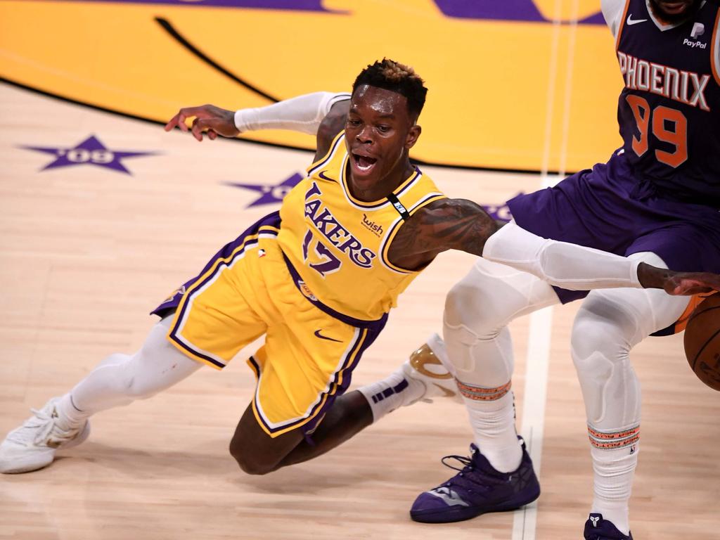 Dennis Schroder represented the Los Angeles Lakers last season alongside LeBron James.