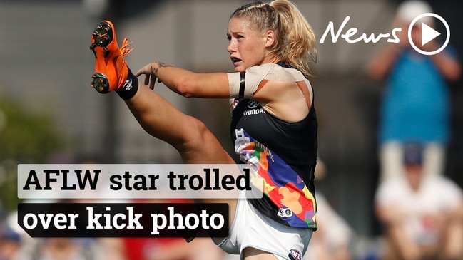 Tayla Harris Photo Fierce Reaction To Channel Controversy