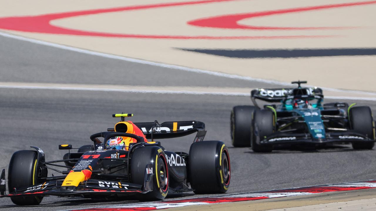 Perez scorched the track on the final day. (Photo by Giuseppe CACACE / AFP)