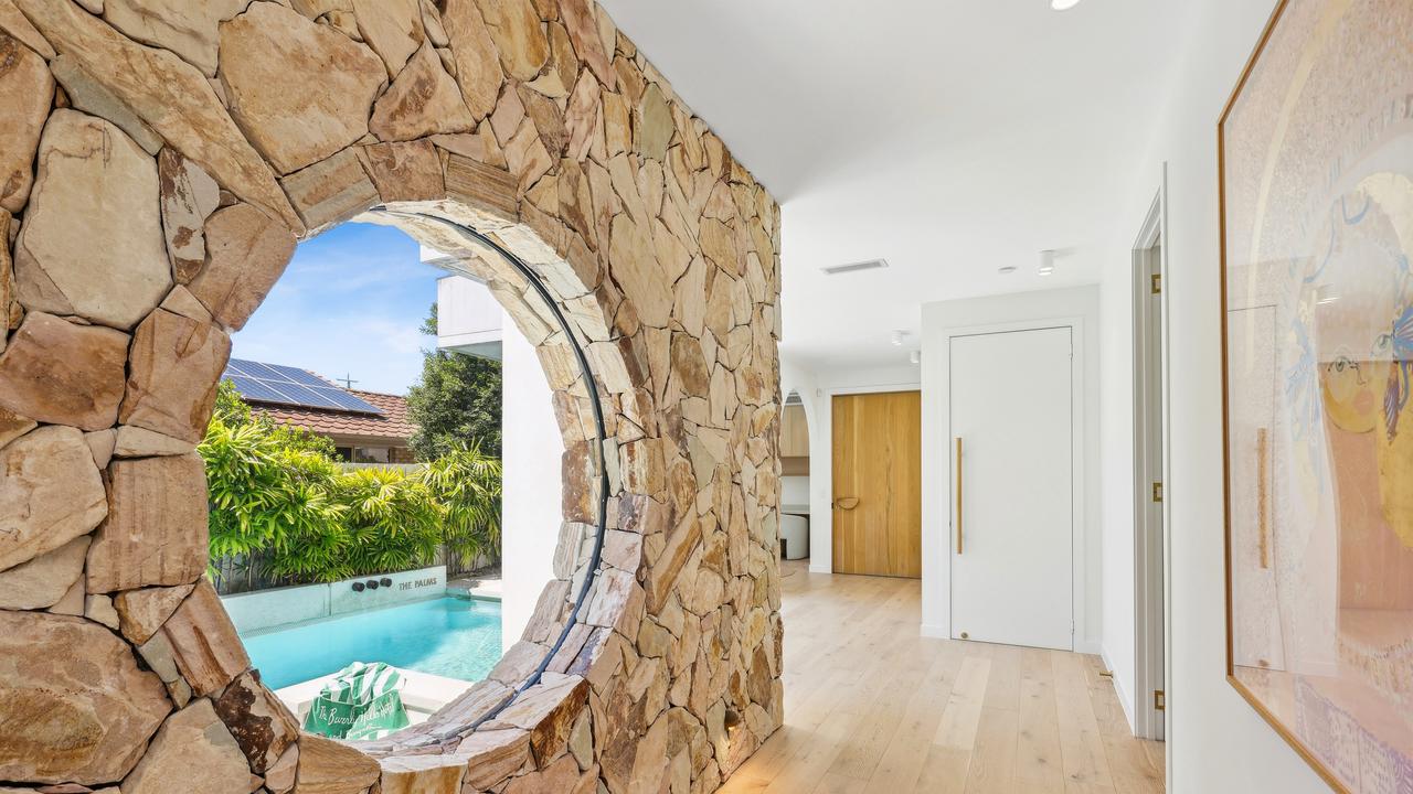 Porthole views of the pool