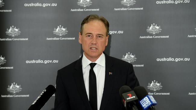 Federal Health Minister Greg Hunt Picture: NCA NewsWire / Andrew Henshaw