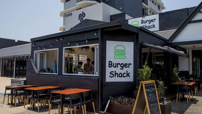 Burger Shack at Palm Beach. Picture: Jerad Williams