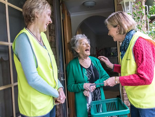 Meals on Wheels provides important social connections for its clients.