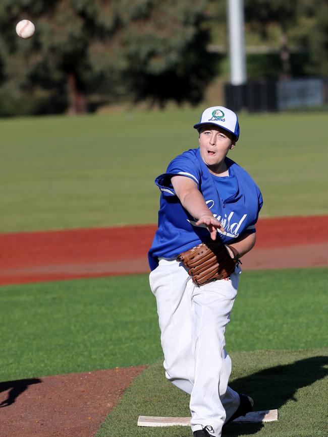 Junior baseball spread - Deakin Blues v Guild-Lara.  Picture: Mike Dugdale