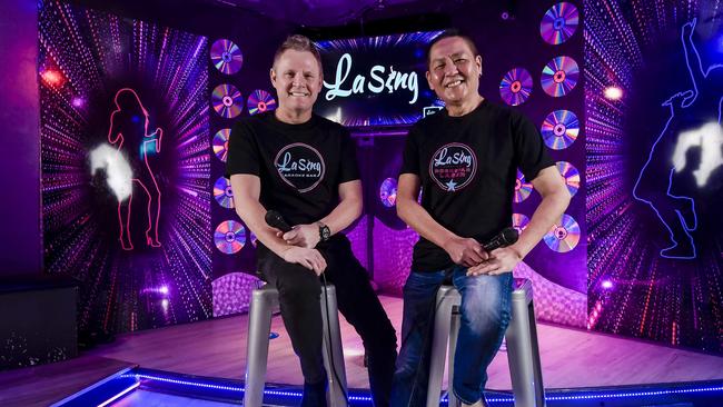 La Sing’s owners Jason Makarenko and Ung Chin. Picture: Roy Van Der Vegt