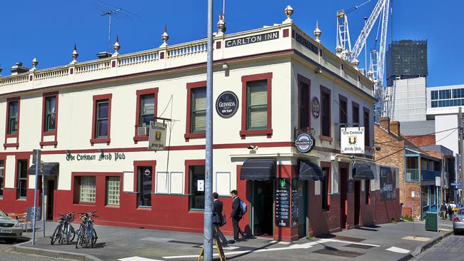 The Corkman Irish Pub before it was destroyed.