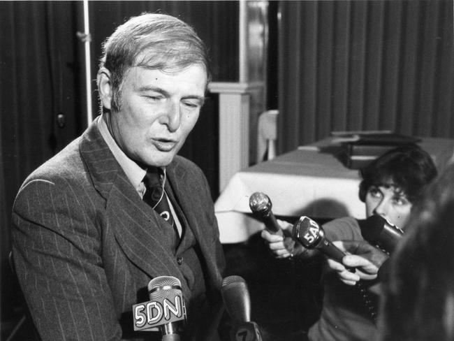 Doug Anthony, former deputy prime minister, in 1979.