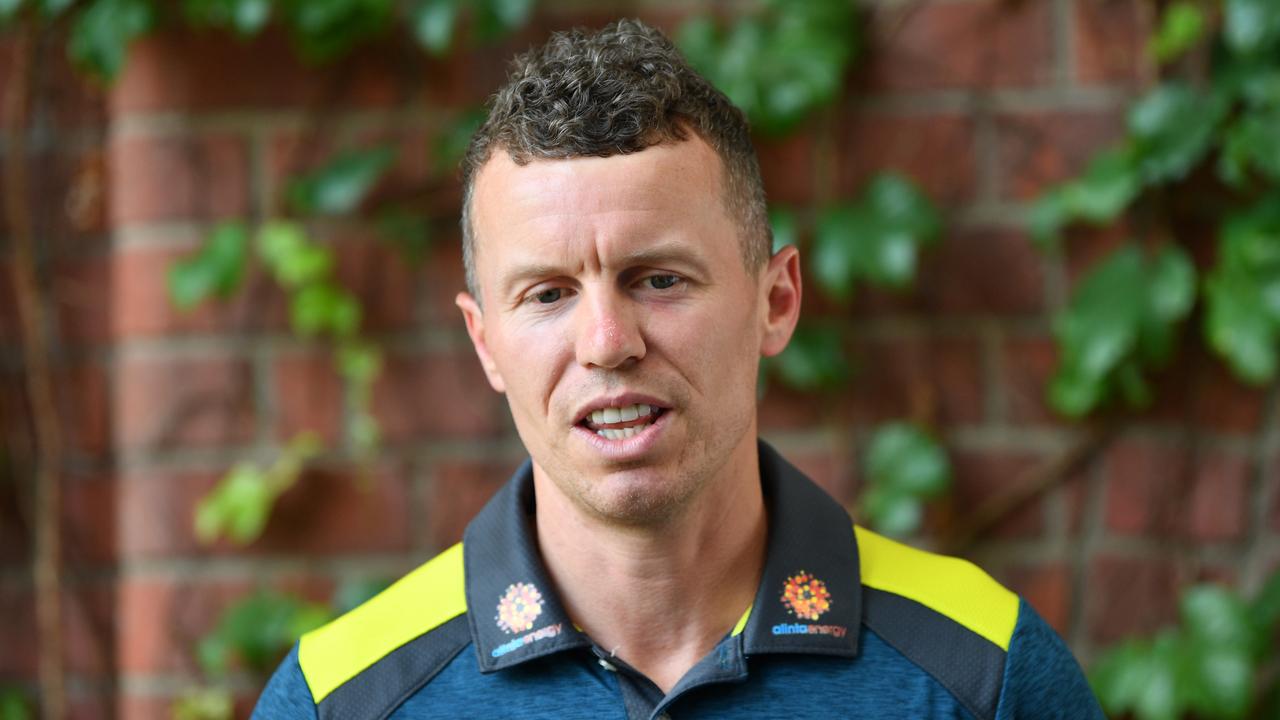 Geoff Lawson criticised Langer’s selection of Peter Siddle (pictured) for the Boxing Day Test. Picture: AAP